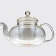 Elegance glass teapot for loose leaf tea.