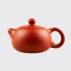 Fully handmade 120ml Chaozhou Clay teapot by potter Zhang in the Xi Shi style.