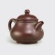 Pan Hu shape, half-handmade Yixing Teapot made from Zini clay with excellent transformative effects. Approx 110ml.