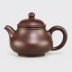 Pan Hu shape, half-handmade Yixing Teapot made from Zini clay with excellent transformative effects. Approx 110ml.