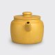 Authentic Golden Duanni clay barrel pot from Master Xu with our exclusive 'Connections' engraving. Approx 180ml.