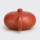 Fully handmade Chaozhou red clay pot with a voluptuous and playful shape. 110ml.