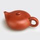 Fully handmade Chaozhou red clay pot with a voluptuous and playful shape. 110ml.