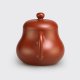 Master Wu studios fully handmade Chaozhou clay pot made to the highest craftsmanship. Pear shape. 110ml.