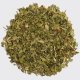 Dandelion, tea leaves and steeped liquor.