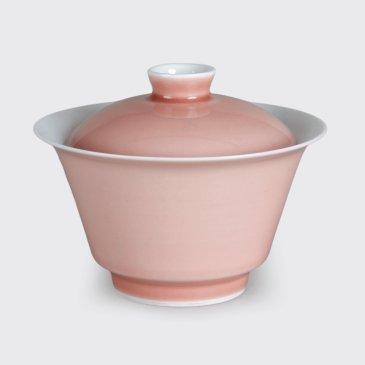 Pink Dehua Gaiwan