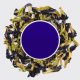 Remarkable flower creating a deep indigo blue liquor. White corn and honeycomb candy.