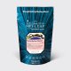 Remarkable flower creating a deep indigo blue liquor. White corn and honeycomb candy.