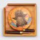 Fruity & creamy Gushu PuErh from 200 year old trees in Mengku. Orange creamsicle, brioche, peach nectar, aperal, marmalade muffin, tree resin, coconut and waxy flowers. Floaty Tea drunkenness.