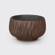 Chunky and stylish 75ml Jianshui clay cup with a tree bark textured pattern.