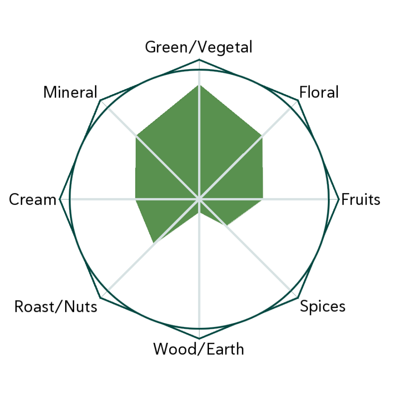 Laoshan Green Flavour Wheel