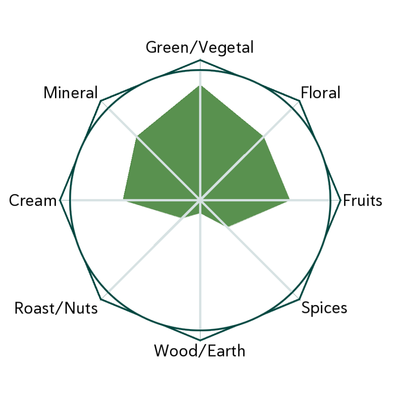 Triple Dew Gyokuro Flavour Wheel